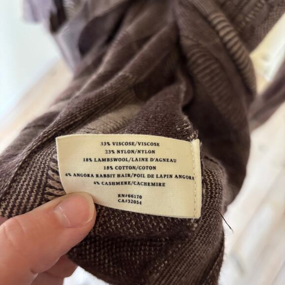 Anthropologie Sparrow EUC Women's Brown One Button Cardigan Sweater Size M - Picture 3 of 5